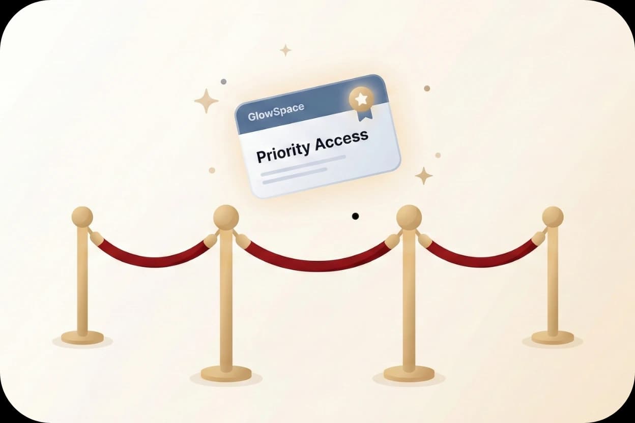 Unlock Priority Access to GlowSpace